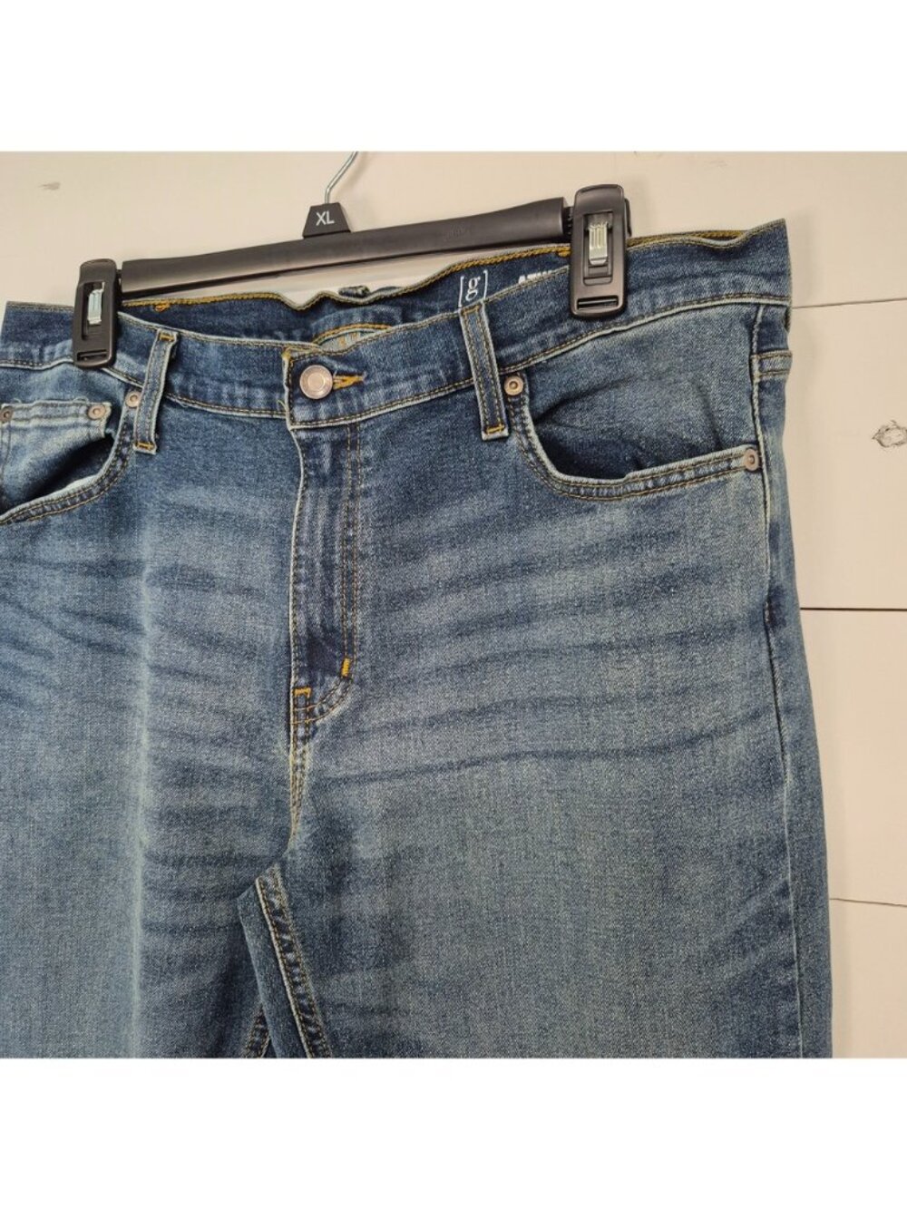 George Mens Athletic Fit Medium Wash Denim Jeans Size 36x34 - Picture 4 of 7